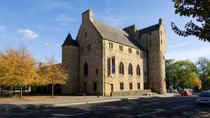 Photograph showing the outside of St Mungo Museum of Religious Art and Life